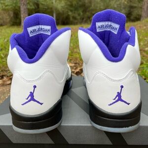 Nike Air Jordan 5 Retro Dark Concord Men’s Size 11 White Dark Concord